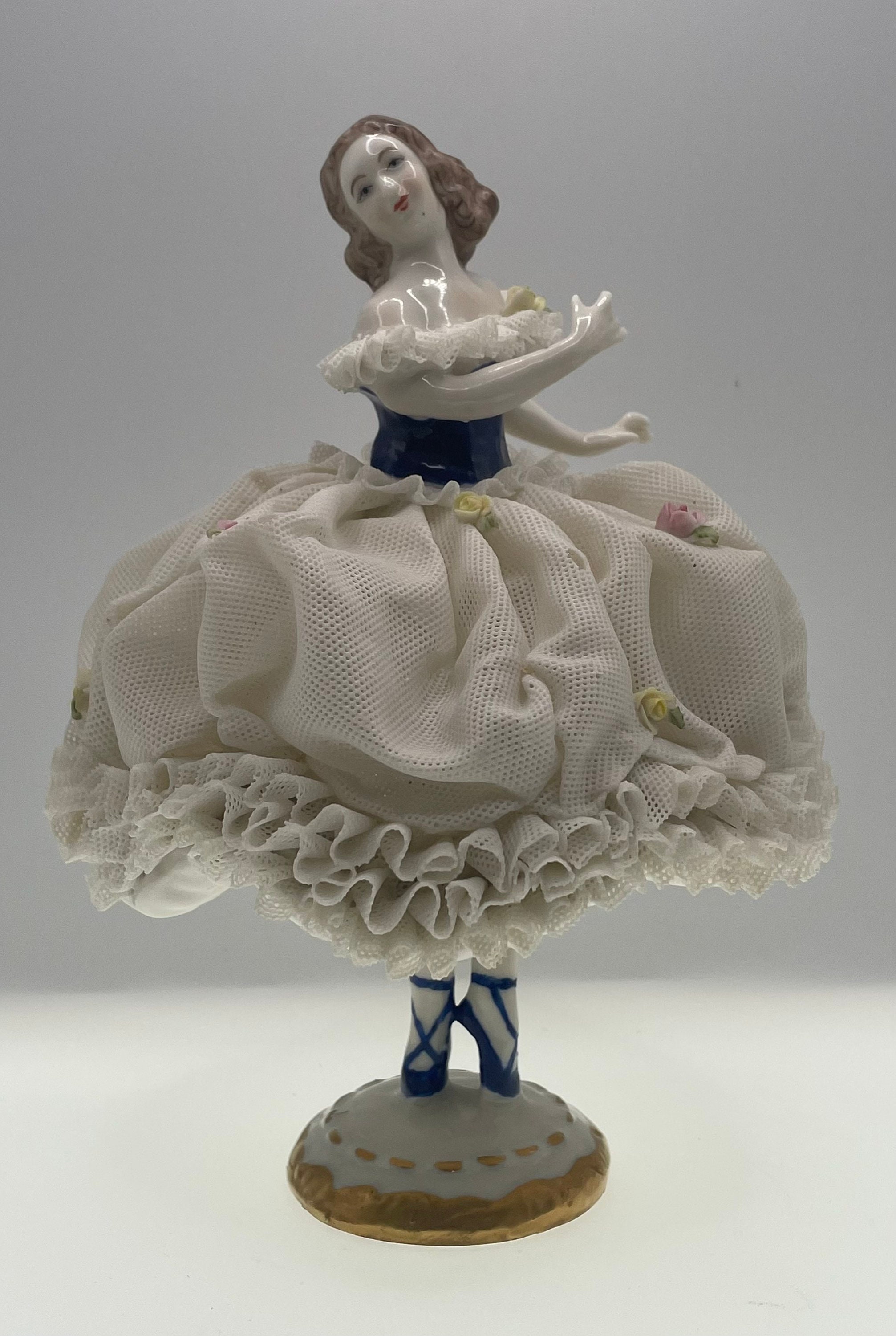 statuette danseuse ballerine en porcelaine Style classique - Label Emmaüs