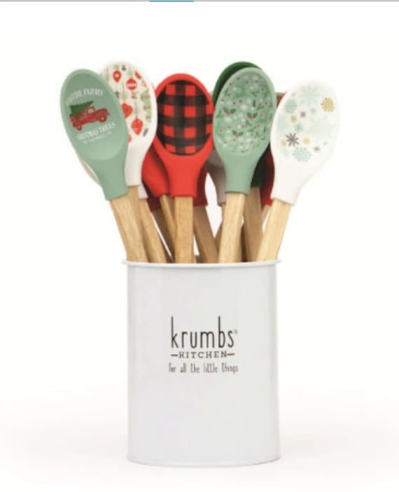 Silicone Spoons for Cooking - Kitchen Spoons for Mixing, Serving