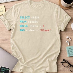 SQL-programmerare, SQL-programmerare, nörd, gåva Natural