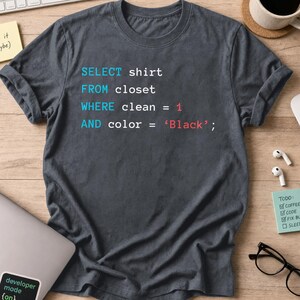 SQL-programmerare, SQL-programmerare, nörd, gåva Dark Heather