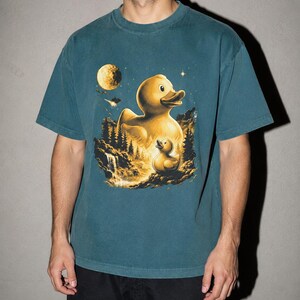 Camiseta con diseño de pato de depuración, regalo para programadores, camiseta gráfica Comfort Colors.