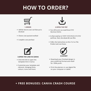 2026-2027 Planner (120 Pages) | Editable Canva Template | PLR Resell Rights | Digital Planner Bundle image 17