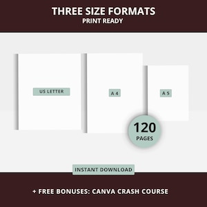 2026-2027 Planner (120 Pages) | Editable Canva Template | PLR Resell Rights | Digital Planner Bundle image 9