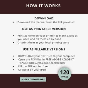2026-2027 Planner (120 Pages) | Editable Canva Template | PLR Resell Rights | Digital Planner Bundle image 11