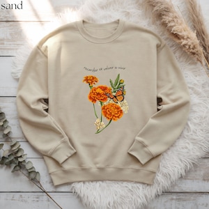 Sweat-shirt à col rond Día de los Muertos | Enregistrer Es Retourner à Vivir | Pull du patrimoine mexicain