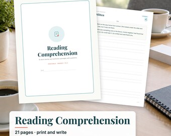 Reading Comprehension Passages, 1st 2nd Grade Reading Worksheets, Short Stories with Questions, Nonfiction Passages Printable
