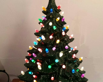 Old Time Ceramic Christmas Tree