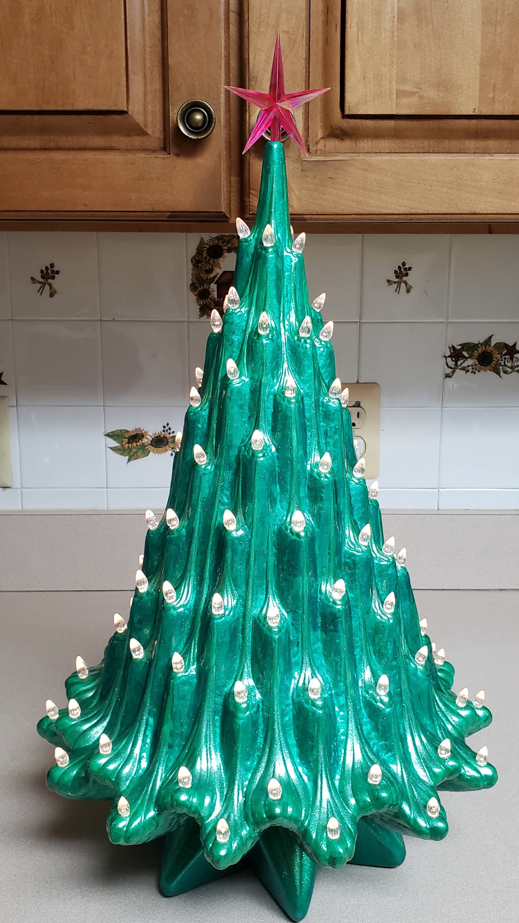 Lava Ceramic Christmas Tree Etsy