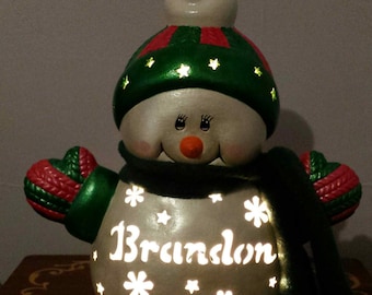 Paquetes personalizados del muñeco de nieve