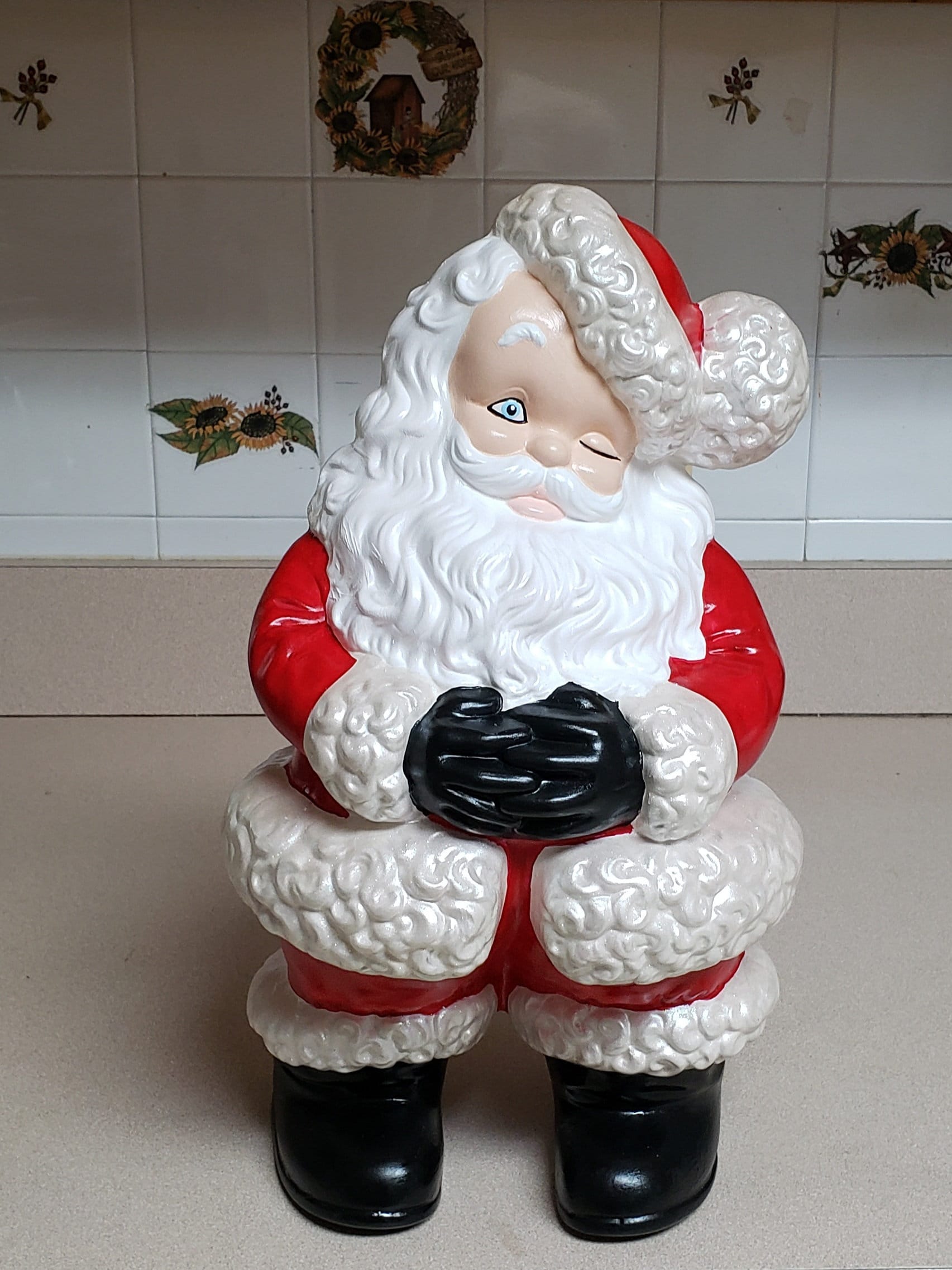 Ceramic Santa Claus, Ready To Paint, Ornament, Figurine, Christmas Decor,  Vintage Style, Gift Idea, Old World Santa, Bisque, Collectable