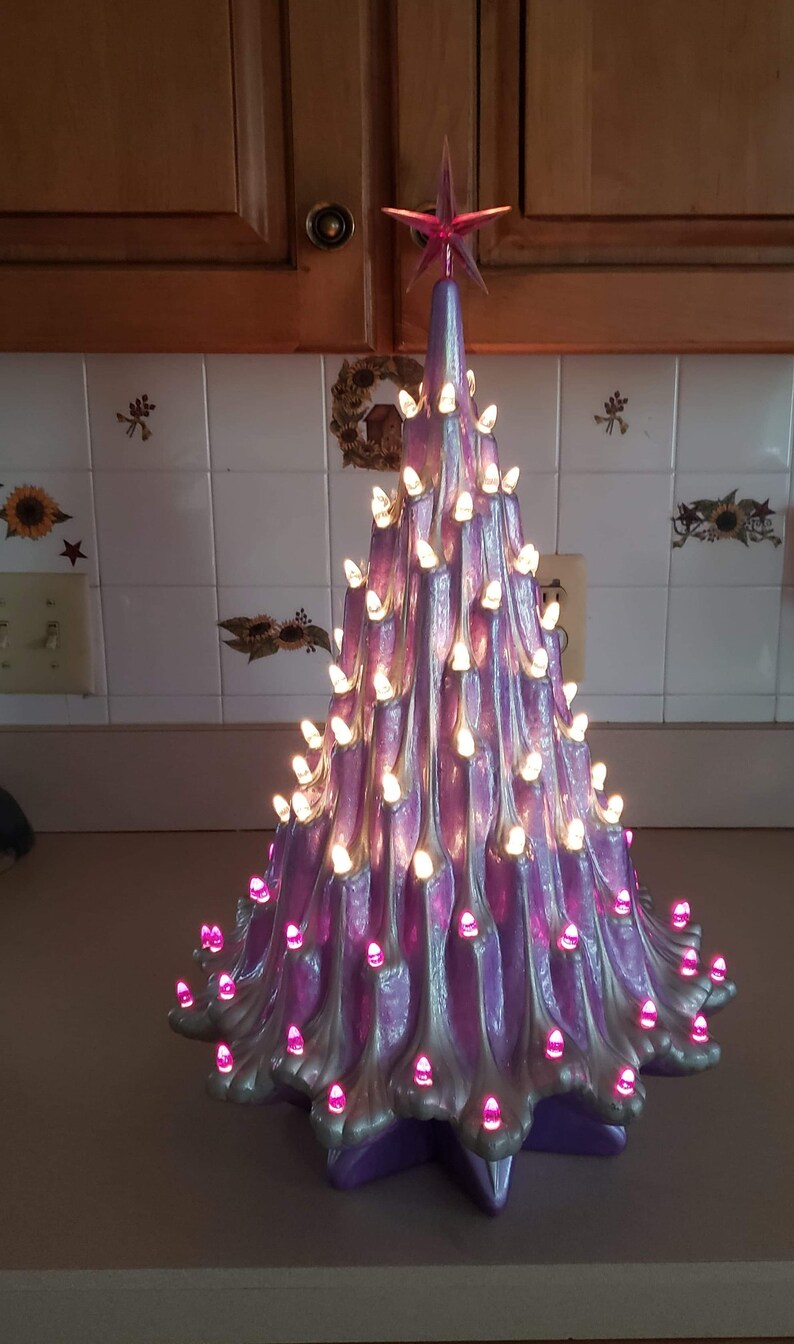 Ceramic Lava Christmas Tree Etsy