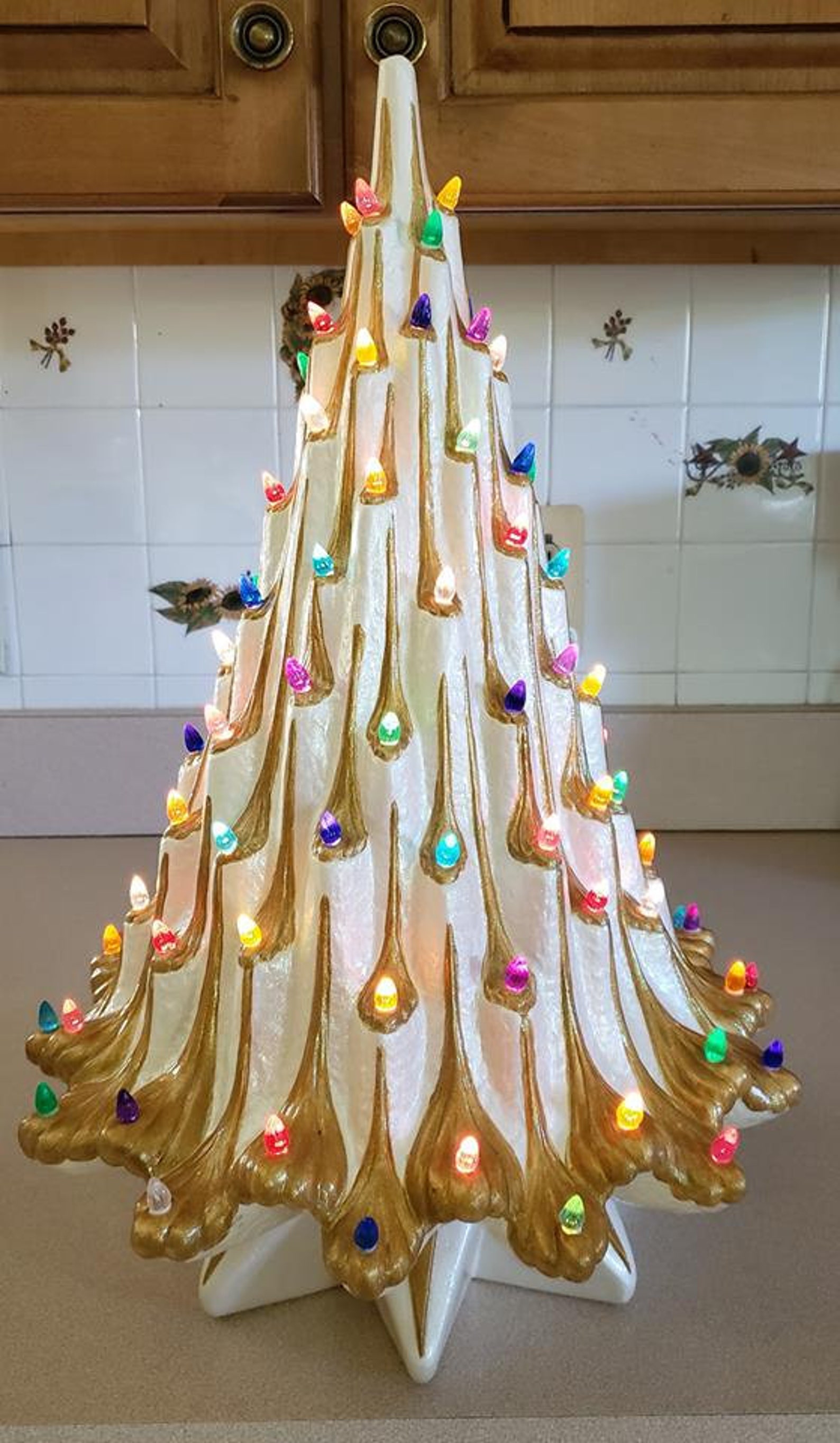 Lava Ceramic Christmas Tree Etsy