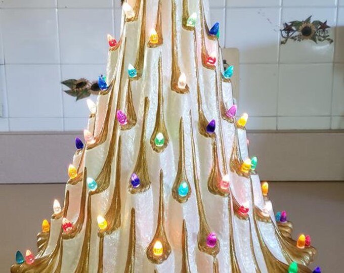 Lava Ceramic Christmas Tree Etsy