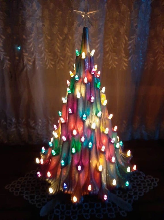 Lava Ceramic Christmas Tree Etsy