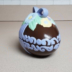 Ceramic Easter Egg Box