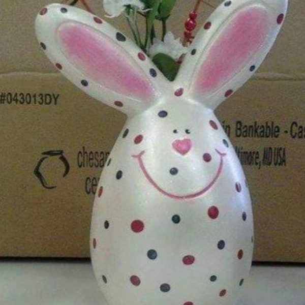 Ceramic Bunny Egg