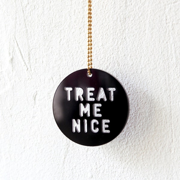 Necklace, Treat Me Nice, black