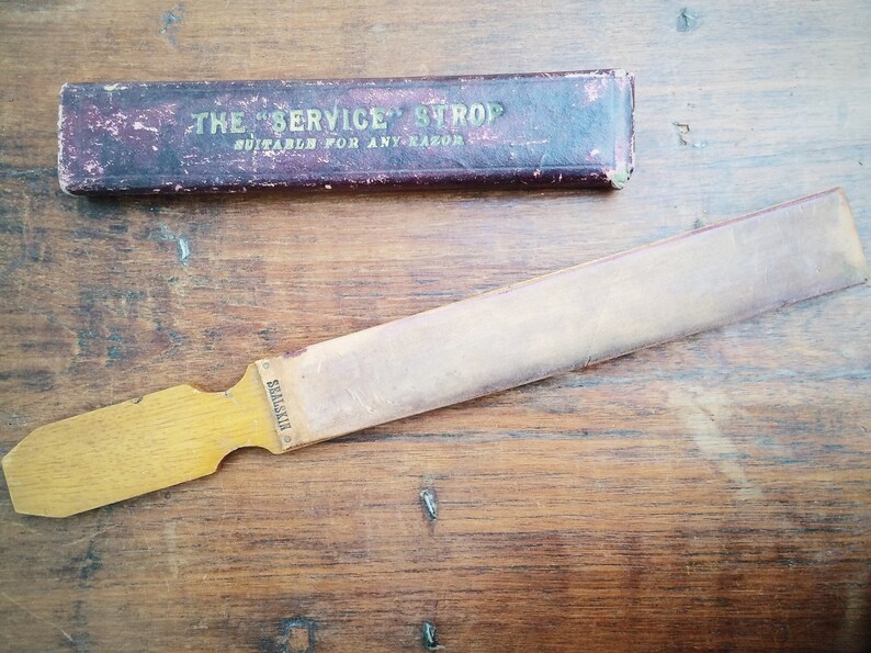 Vintage Razor Strop Sharpener Shaving Beard Maintenance and Etsy