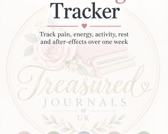 7-Day Pain & Fatigue Tracker | Chronic Illness Tracker | A5 Printable PDF
