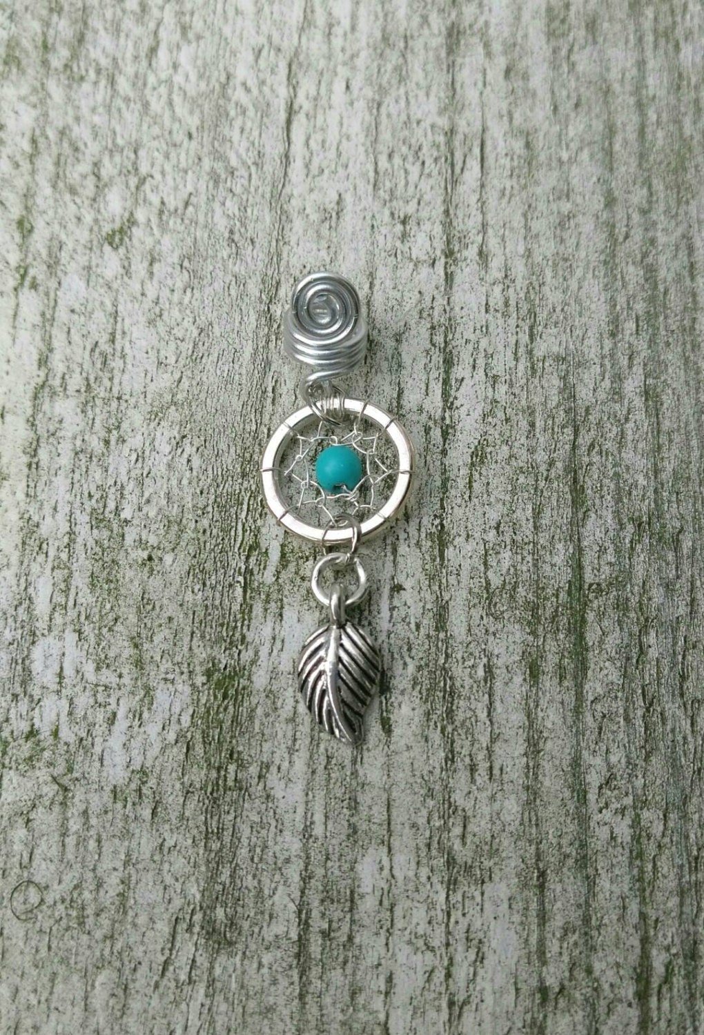 Dreamcatcher Dread Bead, Braid Bead, Hair Accessoires, Loc Jewelry