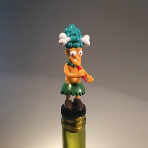 The Simpson&#39;s Bottle Stopper for any liquor or wine bottle!