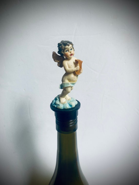 Bouchon De Bouteille Ciselé Vintage - Grand Père - Déco Rétro