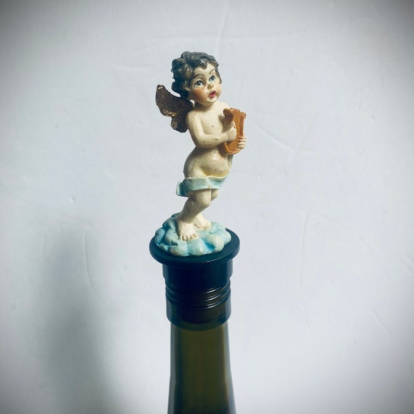 Wine Cork Angel Etsy