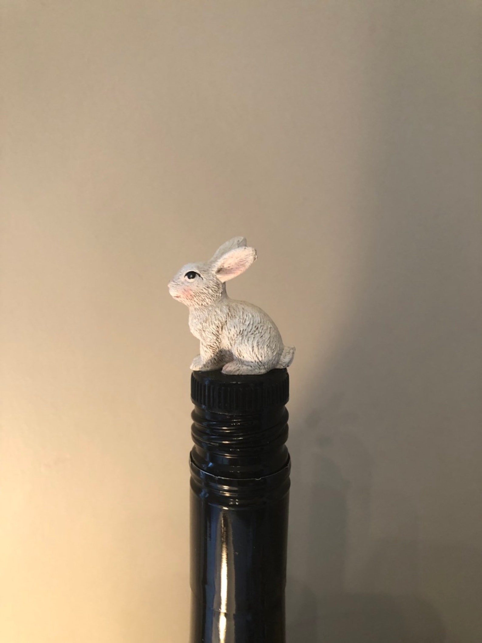 Handmade Rabbit Bottle Stopper Ise in a Wine or Liquor Bottle Etsy