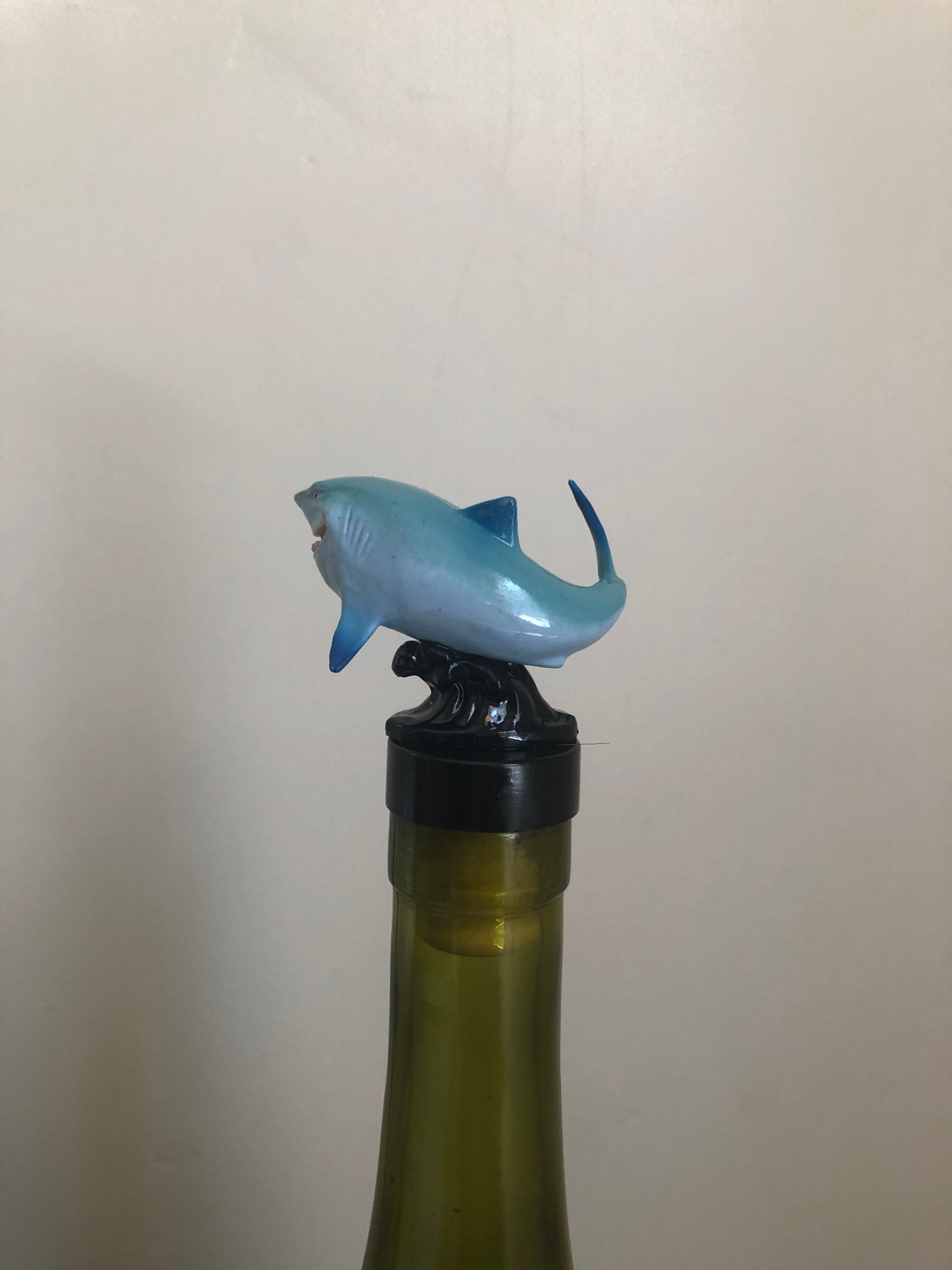 Shark Bruce Bottle Stopper use in a wine or liquor bottle Etsy