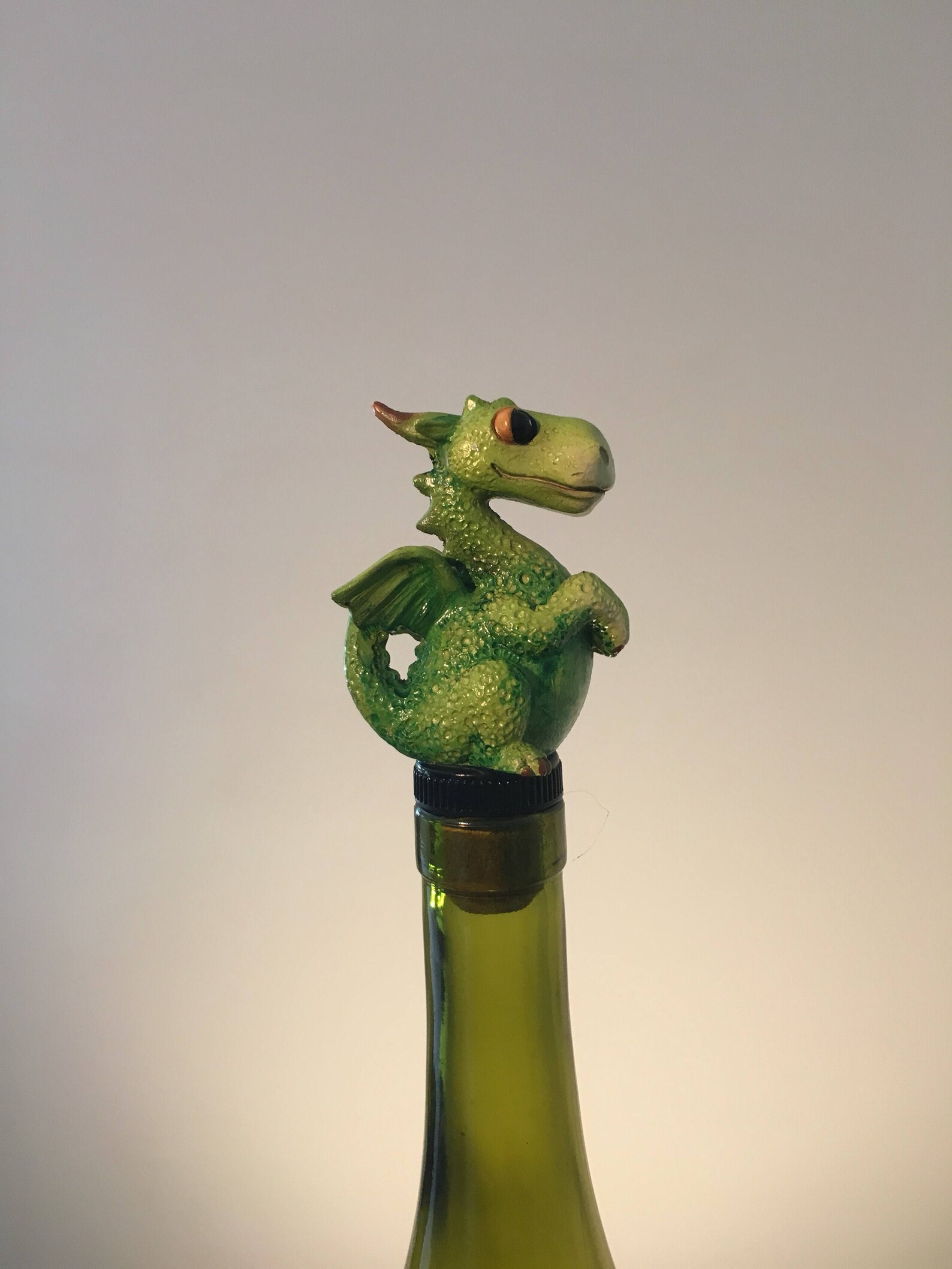 Dragon Bottle Stopper Dragon Gift Wine Gifts Green Dragon Etsy