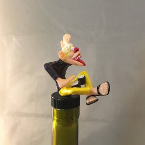 Bongo Player Bottle Stopper, Bongo Player, Drummer, Drumming, Wine Gifts, Naked Bongos, Gift Idea, Bar Decor, Music Wine Gift, Bar
