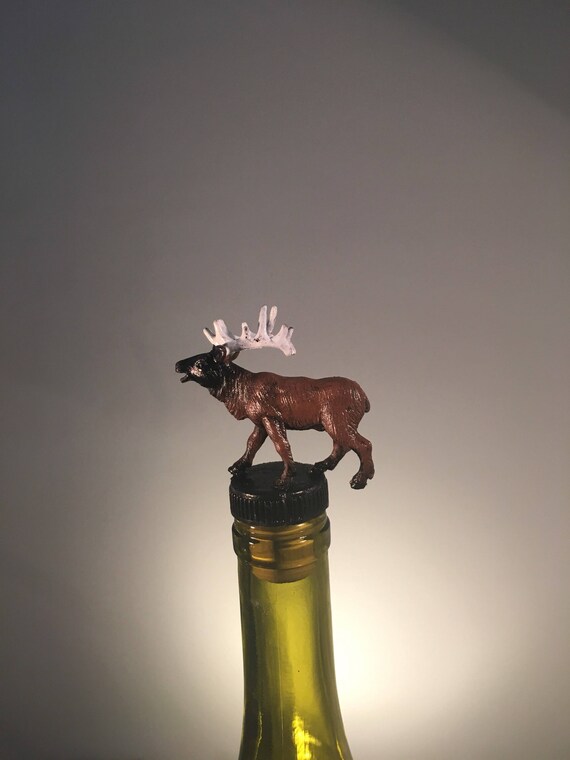 Deer Bottle Stopper for a wine or liquor bottle Great Hunting Etsy