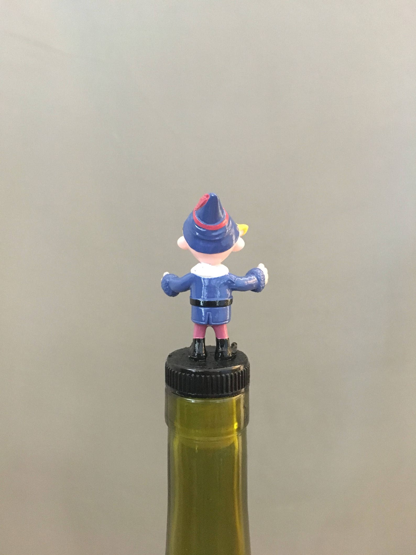 Rudolph the Red Nosed Reindeer Bottle Stopper Use Wine Etsy