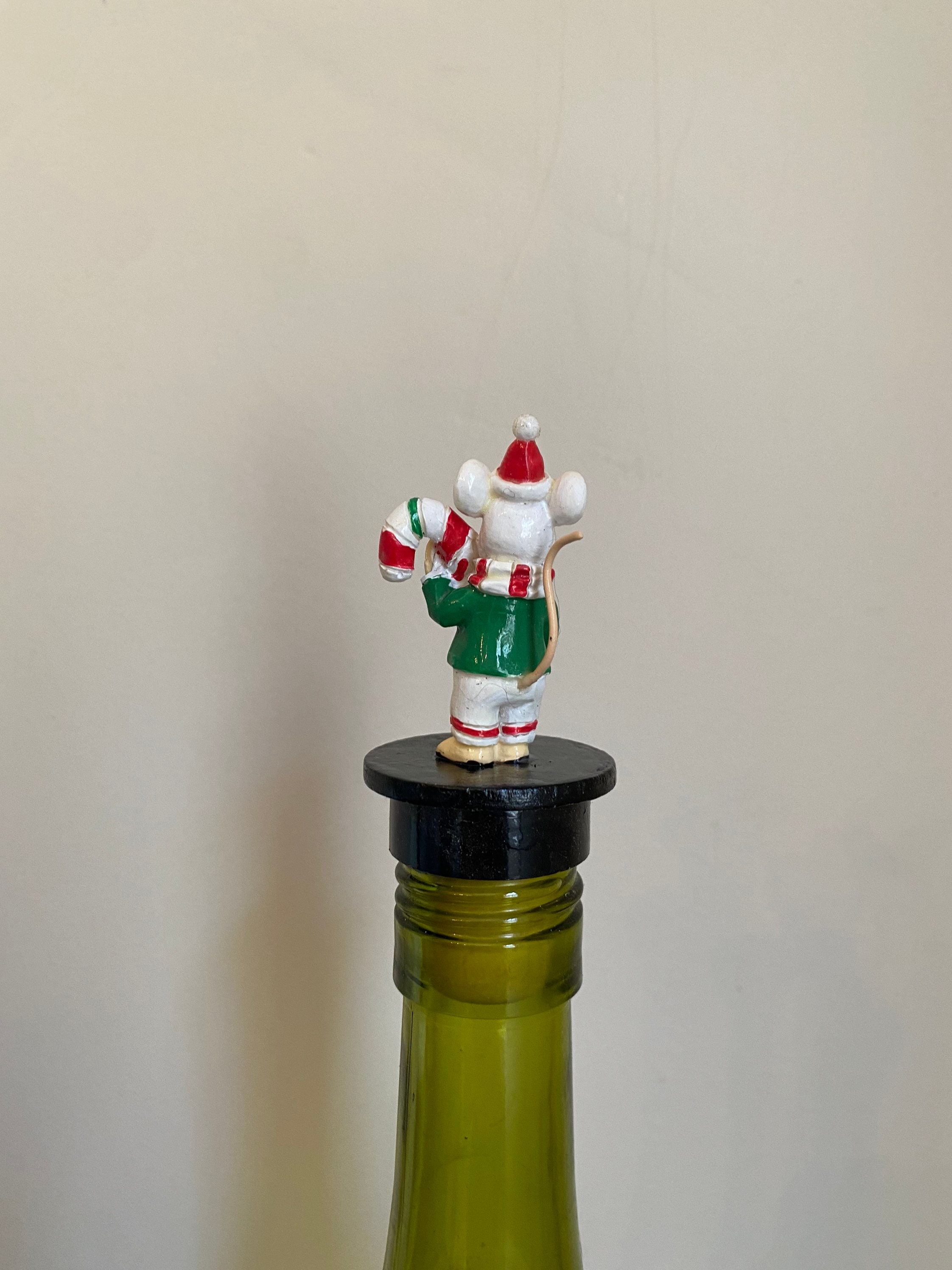 Tappo per bottiglie con palla di vetro Babbo Natale 0902360 – Bybrand Roma