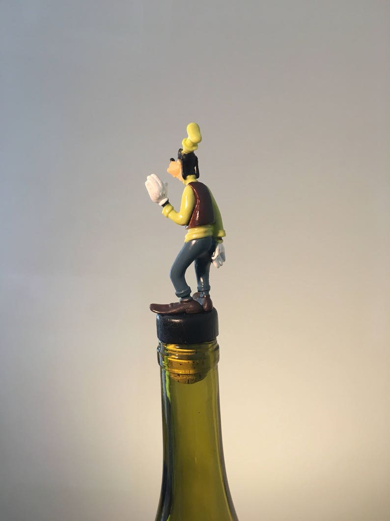 Goofy Wine Stopper Goofy Wijn Topper Disney Wine Gift Man Etsy Nederland