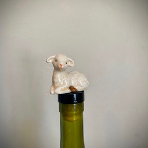 Beautiful Sheep Bottle Stopper
