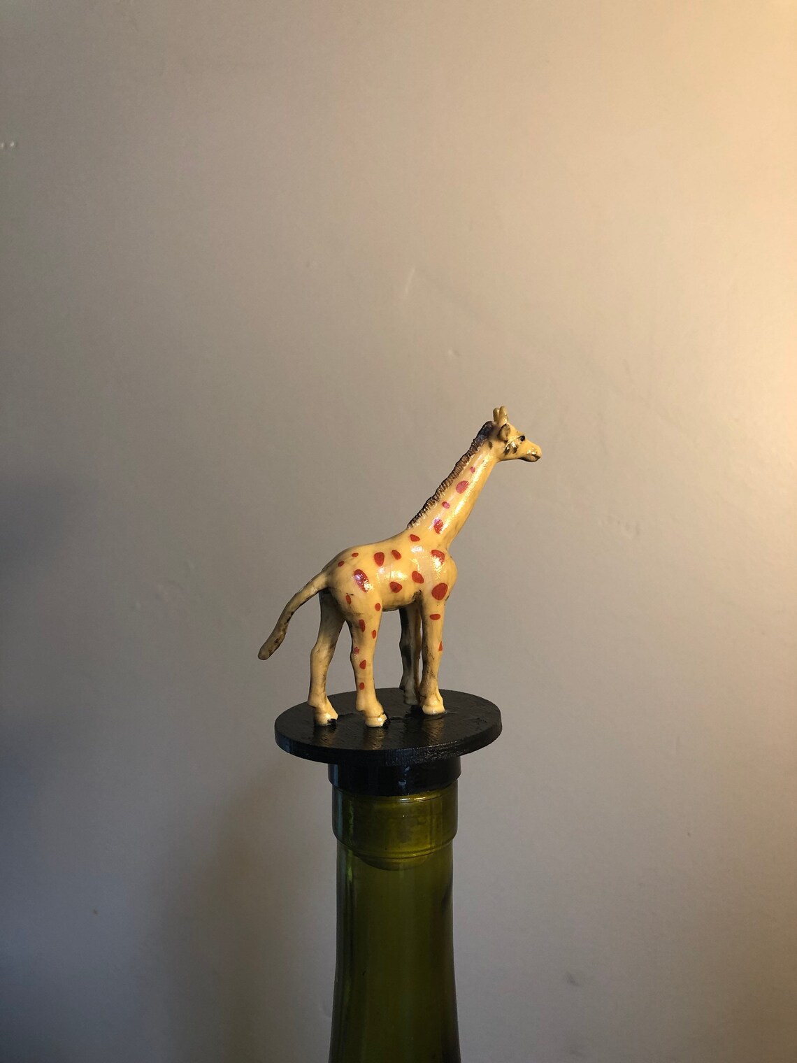 Fun Giraffe Bottle Stopper Use in a Wine or Liquor Bottle Etsy