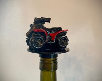 ATV Bottle Stopper! Use as a Wine Stopper or Liquor Decoration!