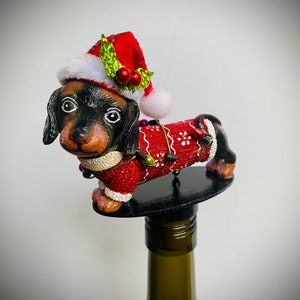 Dachshund Bottle Stopper, Dog Stopper, Dachshund Wine Stopper, Wine Gift, Wine Lover, Dog Gift,