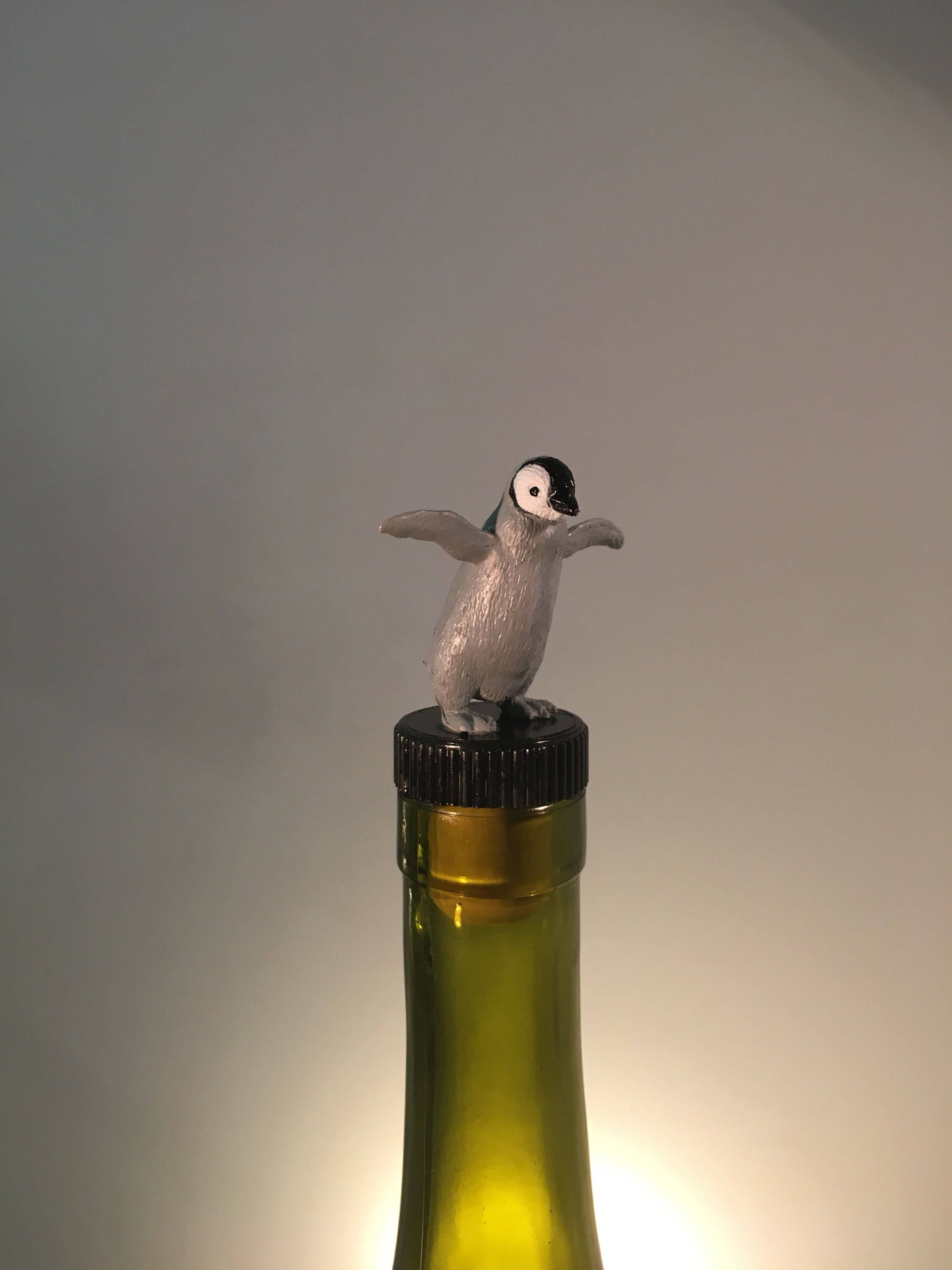 Penguin Wine Stopper Penguin Wine Gift Wine Gift Penguin Etsy