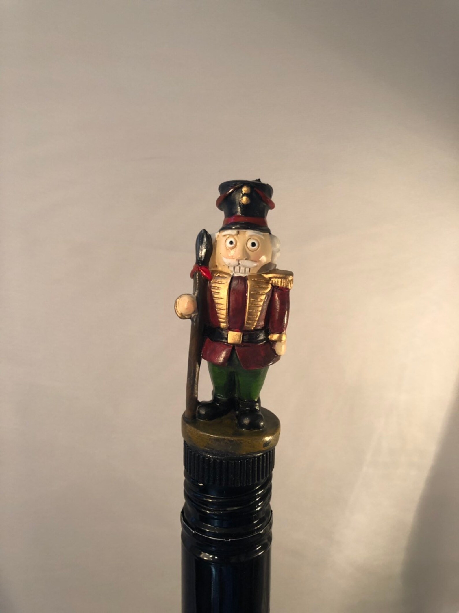 Nutcracker Bottle Stopper Decorate Any Liquor Bottle or Wine Etsy