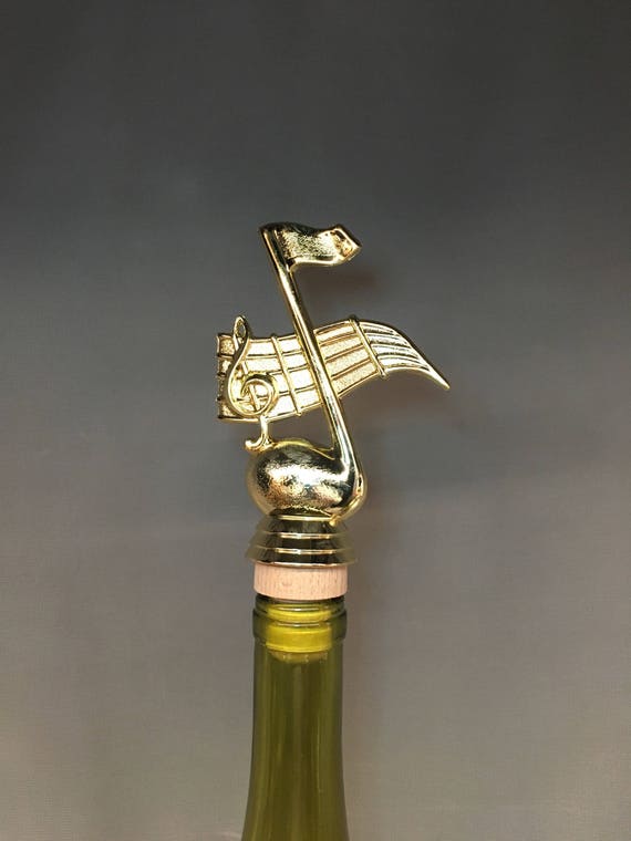 Music Wine Stopper Music Gift Wine Gift for Musician Wine Etsy