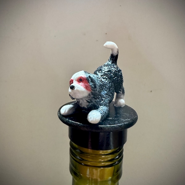 Bernese Mountain Dog Bottle Stopper , Great gift for Bernice owner.