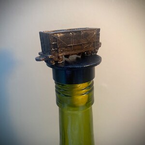 Train Bottle Stopper, Great bar decoration for a train lover!!