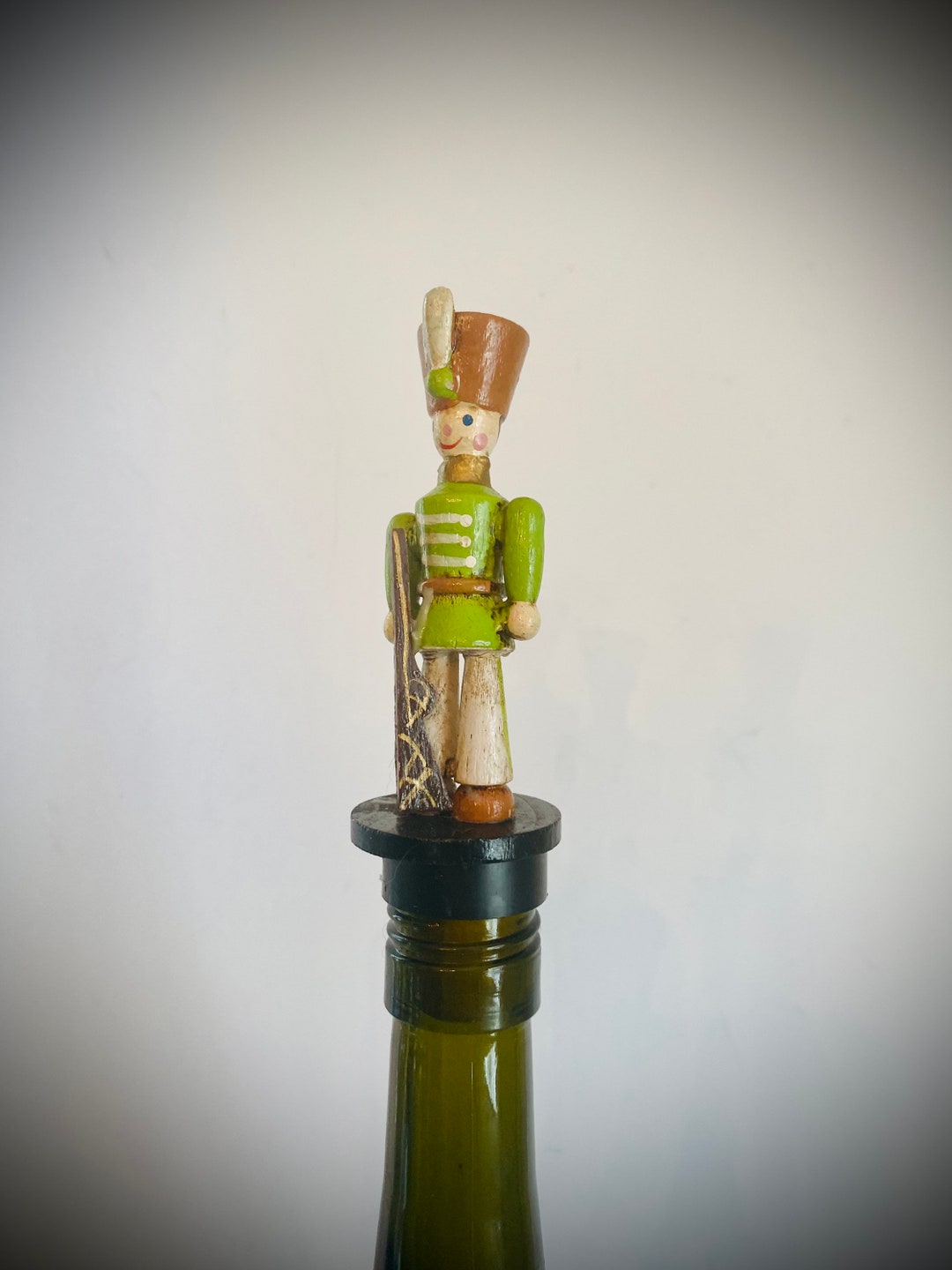 Great Nutcracker Bottle Stopper. Use in a Favorite Wine or Liquor