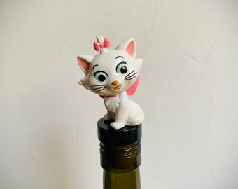 Aristocat Cat Bottle Stopper. Top your wine or liquor bottle with this unique topper.