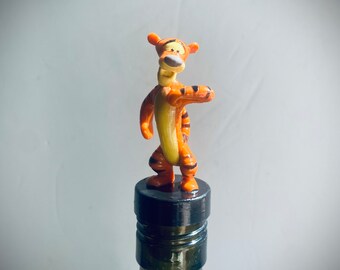 Fun Cartoon Tiger Bottle Stopper! Use in a wine or liquor bottle.