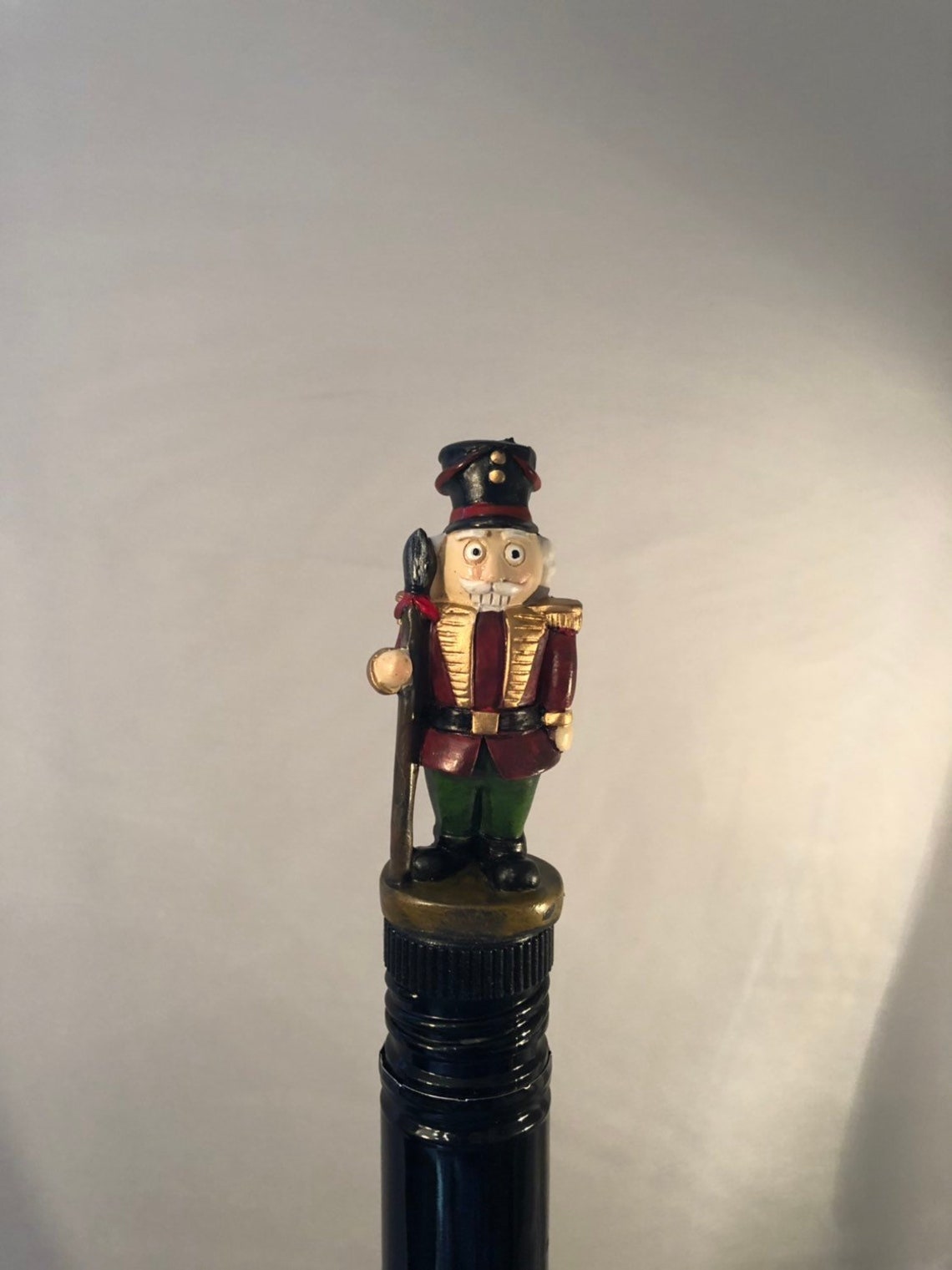 Nutcracker Bottle Stopper Decorate Any Liquor Bottle or Wine Etsy