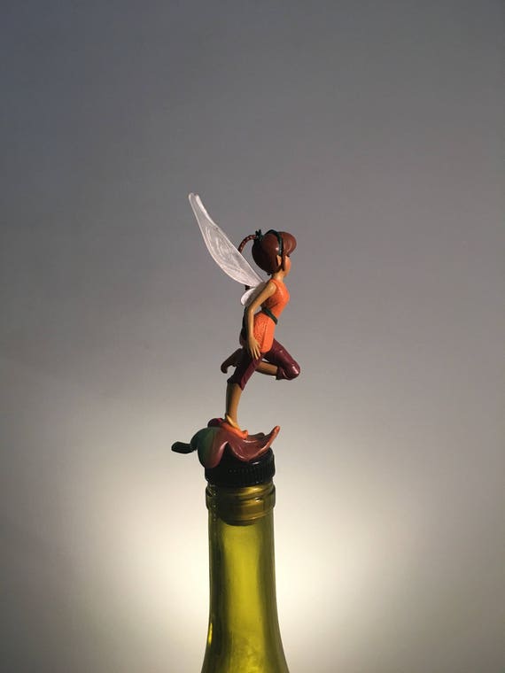 Hada hada Tinkerbell gran ángel Fairy cadena vintage ramo alas collar gol