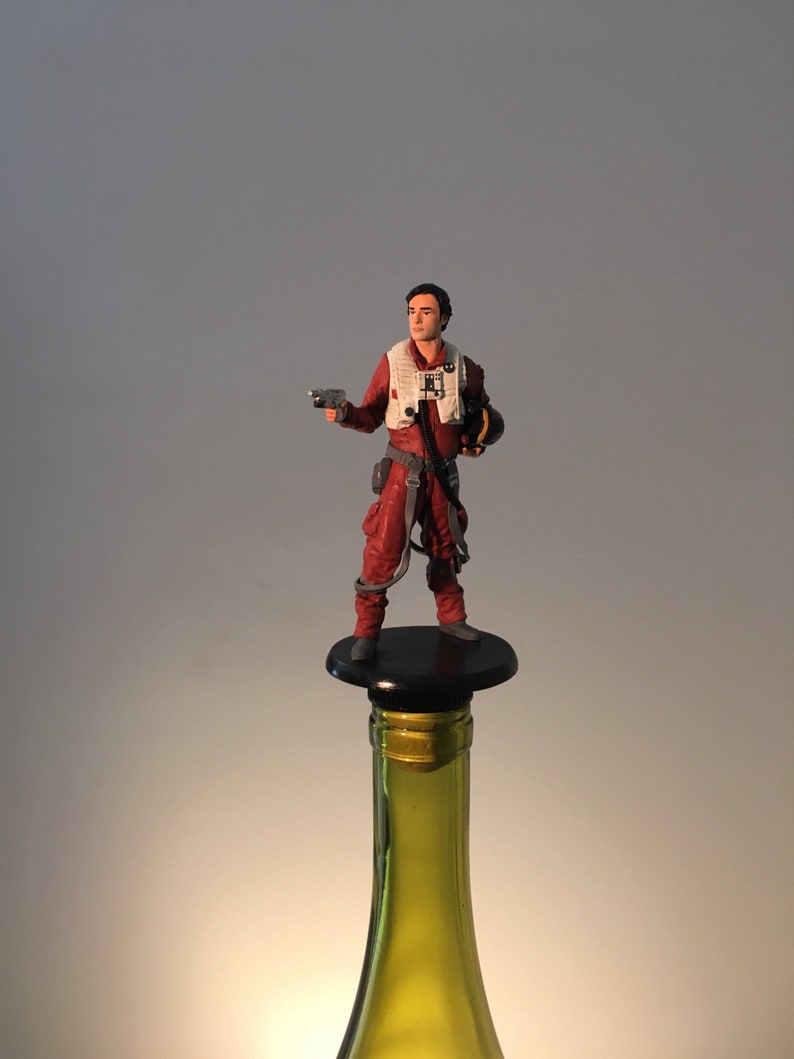 Star Wars Wine Bottle Stopper, Poe Dameron can decorate your bar in style. image 1
